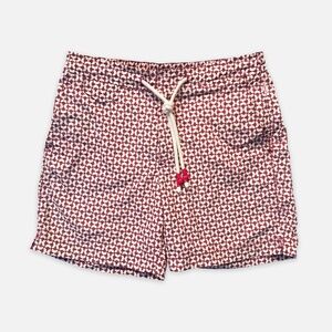 Orlebar Brown Men's 31" Pattern Graphic Print 4-Packets Swim Shorts - Red
